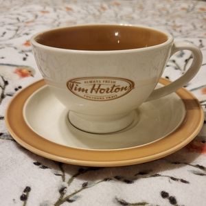 Vintage Tim Hortons teacup and saucer